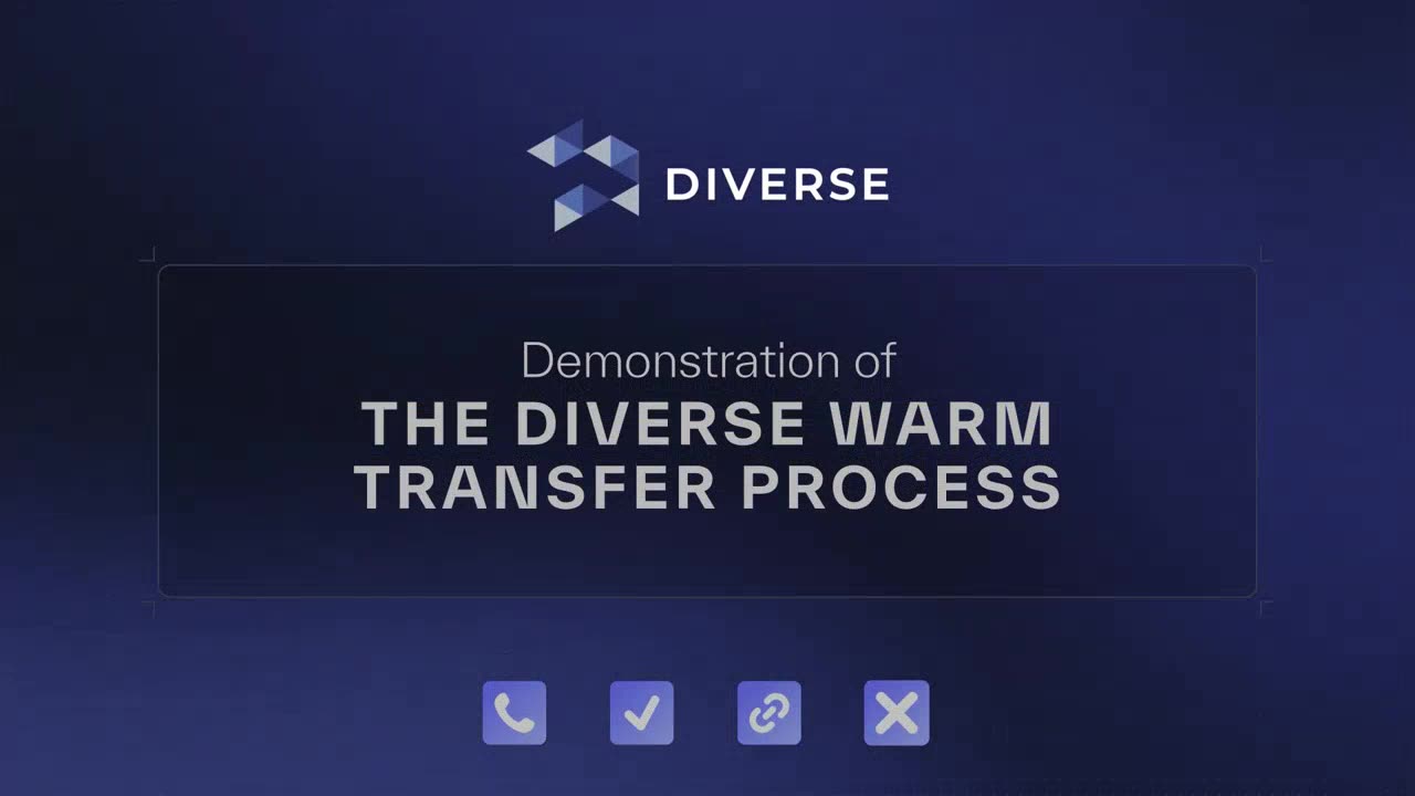 Call 3 warm transfer call