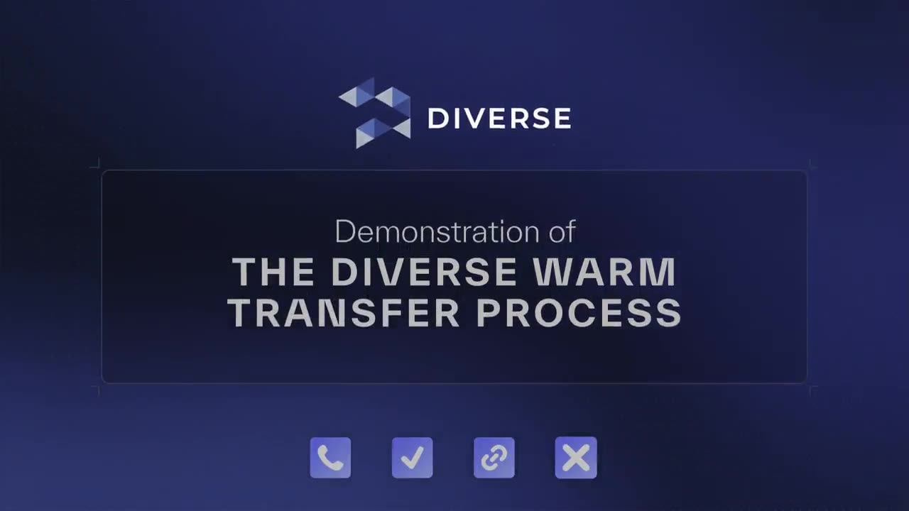 Call 2 warm transfer call